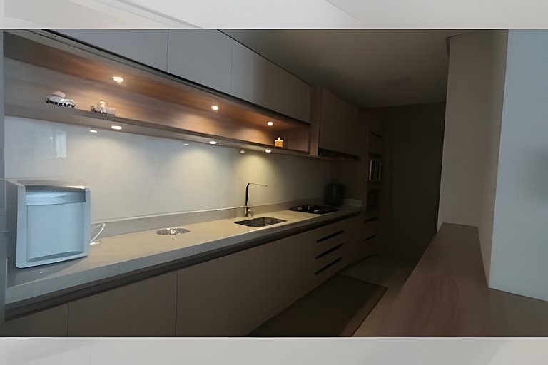 Apto em HomeClub top! Frente mar A/C e 02 garagens
